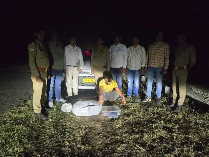 ANTF  यूनिट आगरा : अवैध मादक पदार्थ की तस्करी करने वाला एक तस्कर गिरफ्तार