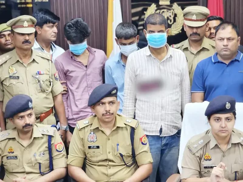 लखनऊ पुलिस की बड़ी कामयाबी: 22 मिनट में 30 लाख की चोरी करने वाले गिरोह का पर्दाफाश 