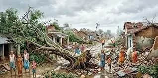 उत्तर प्रदेश में भीषण आंधी-तूफान का तांडव: 89 लोगों की मौत, जनजीवन अस्त-व्यस्त