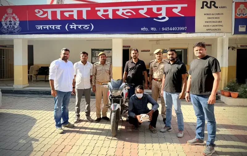 सहारनपुर ANTF : 1.30 करोड़ की हेरोइन के साथ अंतरराष्ट्रीय ड्रग नेटवर्क का भंडाफोड़, बाइक और नगदी बरामद