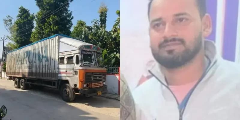 लोडर चढ गया बाइक सवार आशुतोष पर ,साथी घायल ,बीकेटी में सीतापुर हाइवे पर रात में हुआ हादसा