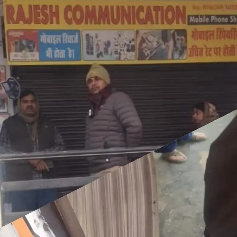 लखनऊ के इंदिरा नगर इलाके में राजेश कम्युनिकेशन से लाखों की चोरी