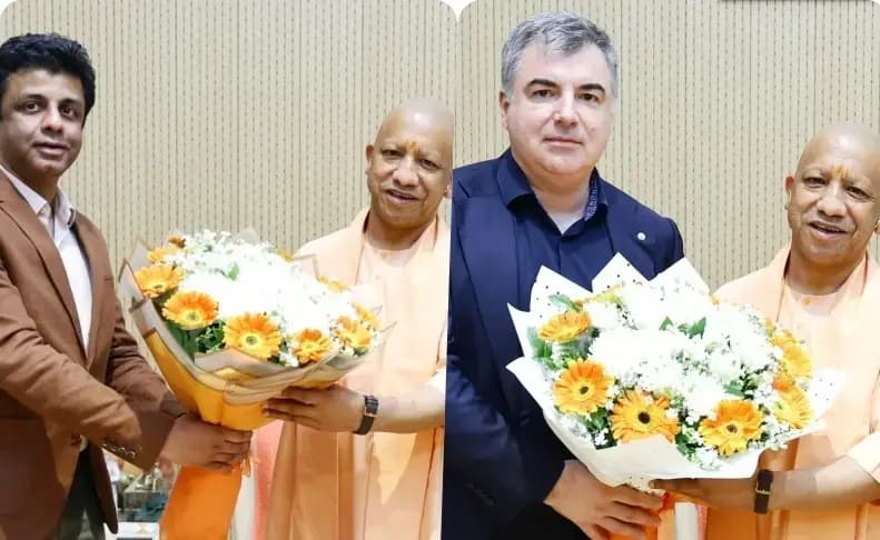 मुख्यमंत्री से मिले नोबेल पुरस्कार विजेता कॉन्स्टेंटिन नोवोसेलोव